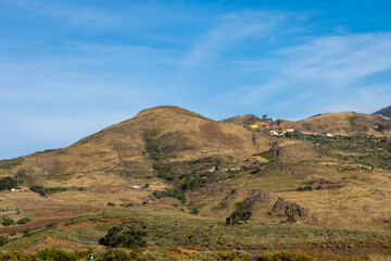 Paisaje rural de las medianías de la Isla de Gran Canaria, España 