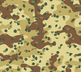 Fototapeta premium yellow green camouflage, background repeat, fashionable pattern on textiles, vector graphics