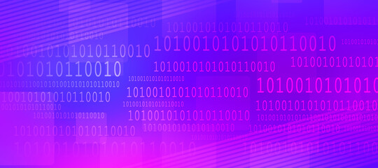 2d illustration Abstract futuristic electronic circuit technology background