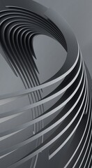 grey abstract background, wavy elements