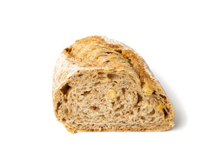 Homemade Freshly Baked Traditional Bread Isolated
