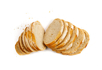 Homemade Sourdough Bread Loaf Slices