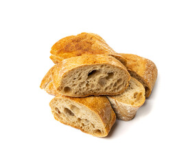 Ciabatta Bread Isolated