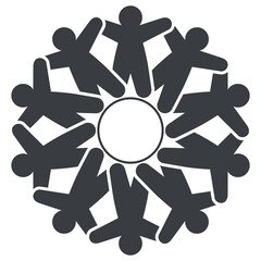 vector people friendship icon