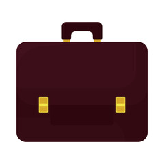 elegant briefcase icon