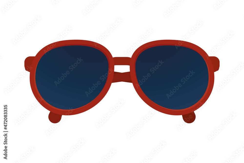 Wall mural sunglasses icon image