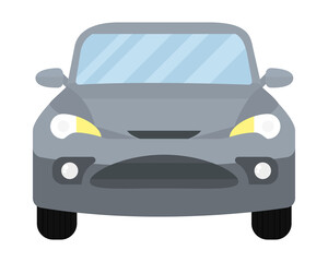 Obraz na płótnie Canvas gray car icon