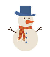 cartoon snowflake icon