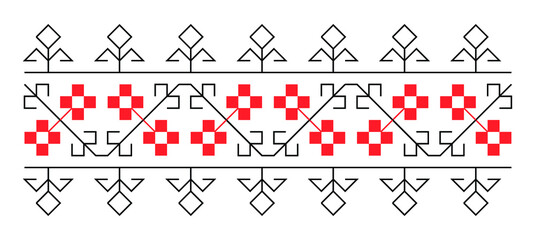Traditional embrodery pattern