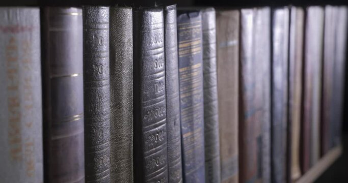 Many books organized in shelves in a big bookstore