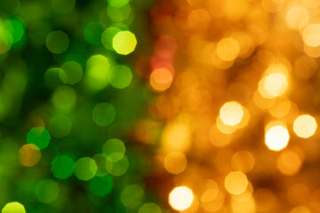 Christmas background or texture with lots of bokeh
