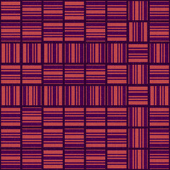 Abstract Geometric Pattern generative computational art illustration