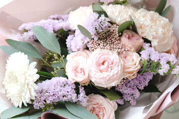 Beautiful bouquet flower for background. Different flowers