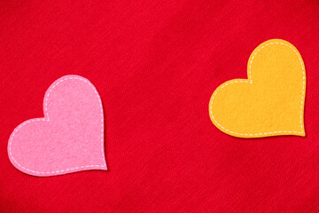 Obraz premium hearts on a background. Images of hearts on the background. core, soul, bosom, ticker