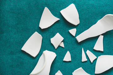 Broken Plate, Splinters, Fragments