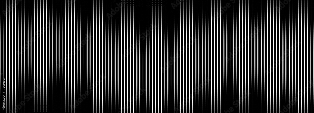 Poster Halftone. Comic wavy pattern. Abstract background of lines. Texture of white lines. Gradient background. Vector illustration.