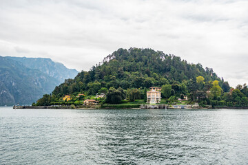 View on Lake Como, Lombardy Italy