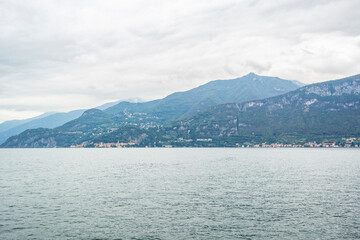 Obraz premium View on Lake Como, Lombardy Italy