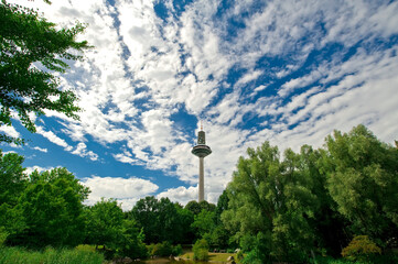 Der Europaturm in Frankfurt am Main © Frank Wagner