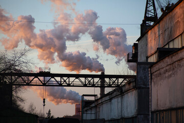 Fototapeta premium fire and smoke