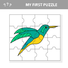 Easy educational paper game for kids. Simple kid application with Hummingbird. My first puzzle