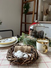 christmas table setting