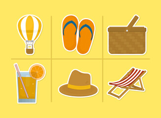 travel and summer set