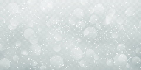 Png snow Vector heavy snowfall, snowflakes in different shapes and forms. Snow flakes, snow background. Falling Christmas	