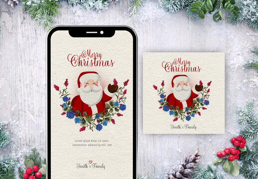 Social Media Santa Set