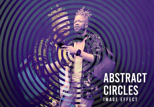 Abstract Circles Image Effect