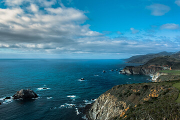 Sea views from California's Pacific Coast Highway