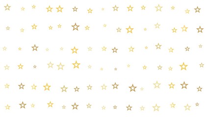 Gold stars seamless pattern, starry background, golden confetti holiday backdrop, cute childish wallpaper
