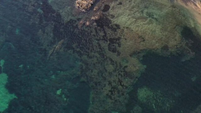 survol de Saint-Tropez sur la french Riviera dans le Var, sud de la France	