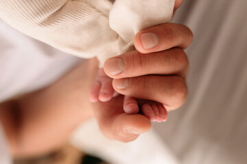 parent and baby hands
