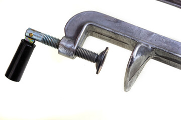 vintage meat grinder. isolated on white with clipping path