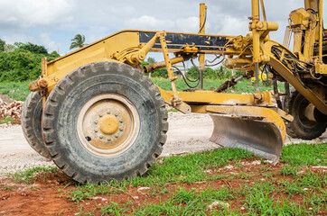Front Of Motor Grader