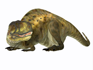 Abelisaurus Lying Down - Abelisaurus was a carnivorous theropod dinosaur that lived in Argentina during the Cretaceous Period.