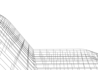 architecture digital 3d drawing