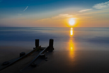 Sunrise in the beach