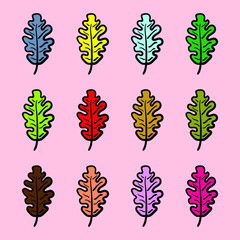 seamless pattern with leaves