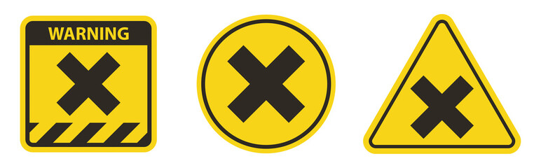 Fototapeta premium Beware Irritant Sign Isolate On White Background,Vector Illustration EPS.10