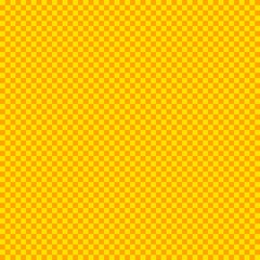 Checkerboard with very small squares. Orange and Yellow colors of checkerboard. Chessboard, checkerboard texture. Squares pattern. Background.