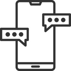 Vector Pay off outline icon, pay off and income related 64x64 Pixel, white background