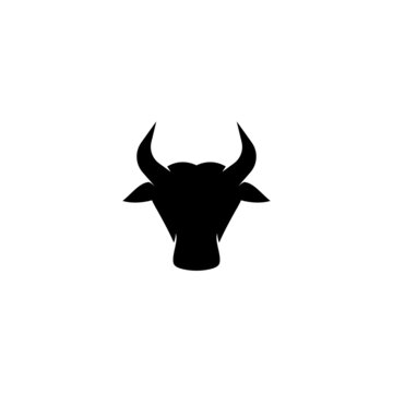 recommend clip art: Bull head logo vector icon