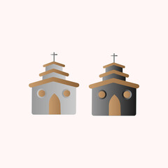 church icon on a white background
