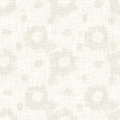 Light gray tonal linen texture. Soft furnishing light burlap cover. Neutral beach wedding background. Coastal cottage fabric textile with irregular woven style. High quality raster jpg swatch.