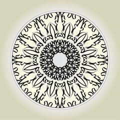 Abstract Style Indian Mandala Decoration 