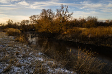 river in autumn