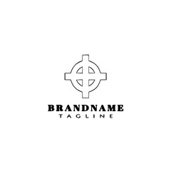 plus logo cartoon icon design black isolated vector illustration