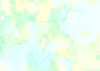 緑色の幻想的なキラキラ水彩テクスチャ背景
